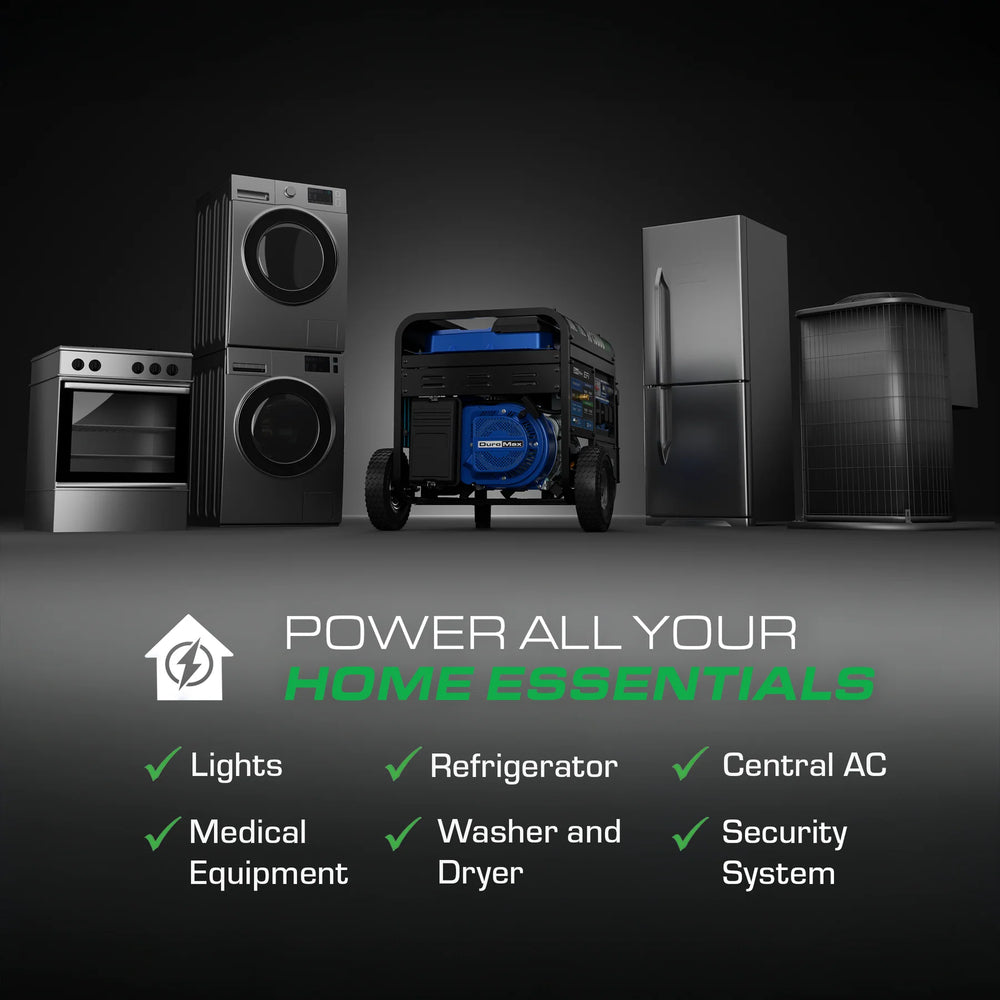 Duromax XP15000HX+ 12,000/15,000W Generator EFI Dual Fuel Gas Propane 50A Remote Start CO Alert New