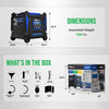 DuroMax XP16000iHT 13000W/16000W Tri Fuel Generator Gasoline Propane Natural Gas Electric Start Inverter CO Alert New