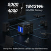 DuroMax XP2000PX 1843Wh/2000W Portable Power Station 30A LiFePO4 Battery Backup New