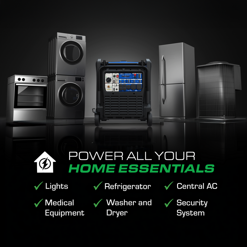 DuroMax 28,000 Watt Dual Fuel Portable Inverter Generator w/ CO Alert