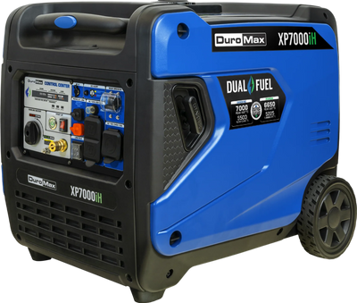 DuroMax XP7000iH 5500W/7000W Dual Fuel Generator Gas Propane Remote Start Inverter CO Alert New