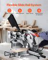 Vevor Sliding Compound Miter Saw 12" 15A Dual Bevel LED Guide 60-Tooth Blade New