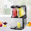 Vevor Slushy Machine 5.3 Gallon 2 Tank 900W Stainless Steel with Auto Clean for Commercial Use New