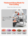 Vevor Commercial Meat Grinder 1100W Electric 14 Lbs/Min 0.12" Cutting Slicer & Sausage Stuffer New