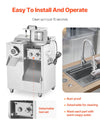 Vevor Commercial Meat Grinder 1100W Electric 14 Lbs/Min 0.2" Cutting Slicer & Sausage Stuffer New