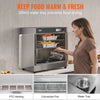 Vevor Hot Box Food Warmer 4-Tier 850W Double Door Stainless Steel with Water Tray New
