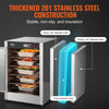 Vevor 5-Tier Hot Box Food Warmer Cabinet Stainless Steel with Water Tray New