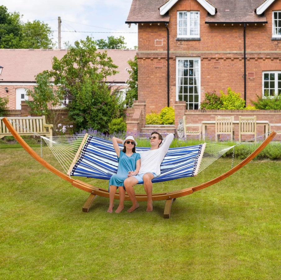 Vevor Wooden Hammock Stand 475 Lbs Capacity Fits 9'–13' Hammocks Solid Larch Wood Frame New