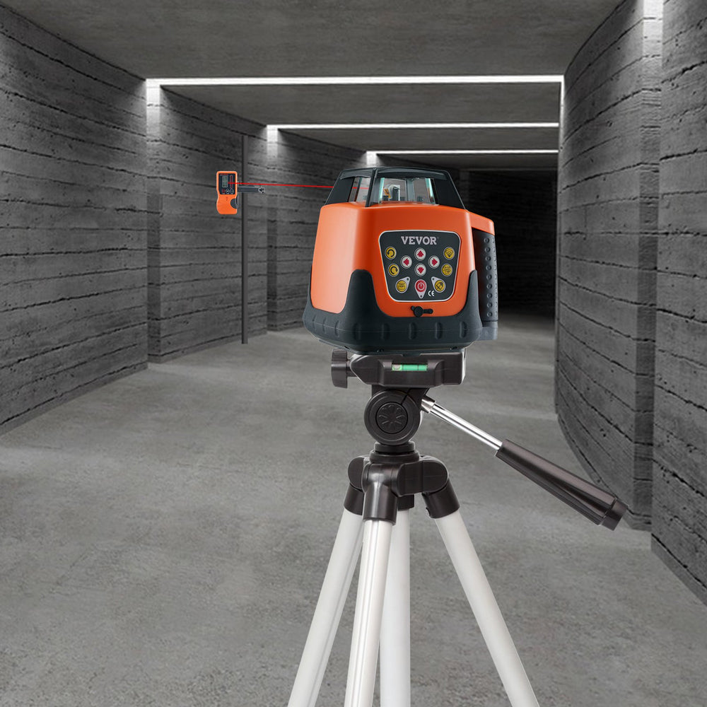 Vevor Rotary Laser Level 1650' Manual Self-Leveling Mode 360° 5 Rotation Speeds 4 Scanning Angles New