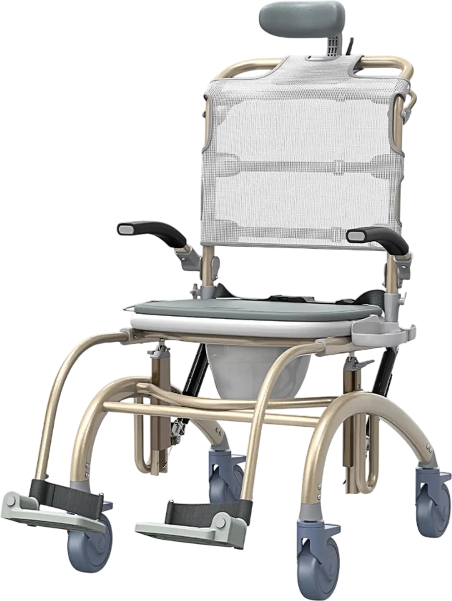 Vocic XZY08 Shower Chair 30° Reclining 300 lb. Capacity 3-in-1 Care New