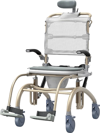 Vocic XZY08 Shower Chair 30° Reclining 300 lb. Capacity 3-in-1 Care New
