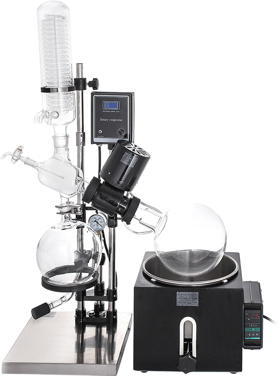 Vevor Rotary Evaporator Set 5L RE-501 Digital Controller 0-90 RPM Vacuum System New