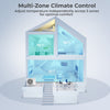 X-Pro 35000 BTU 3 Zone 22.5 SEER2 Concealed Ducted Mini Split AC-9K + 9K + 12K - Gallery View 1 of 10