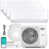 X-Pro 35000 BTU 4 Zone 22.5 SEER2 Mini Split AC with Heat Pump-9K + 9K + 12K + 12K - Gallery View 1 of 10