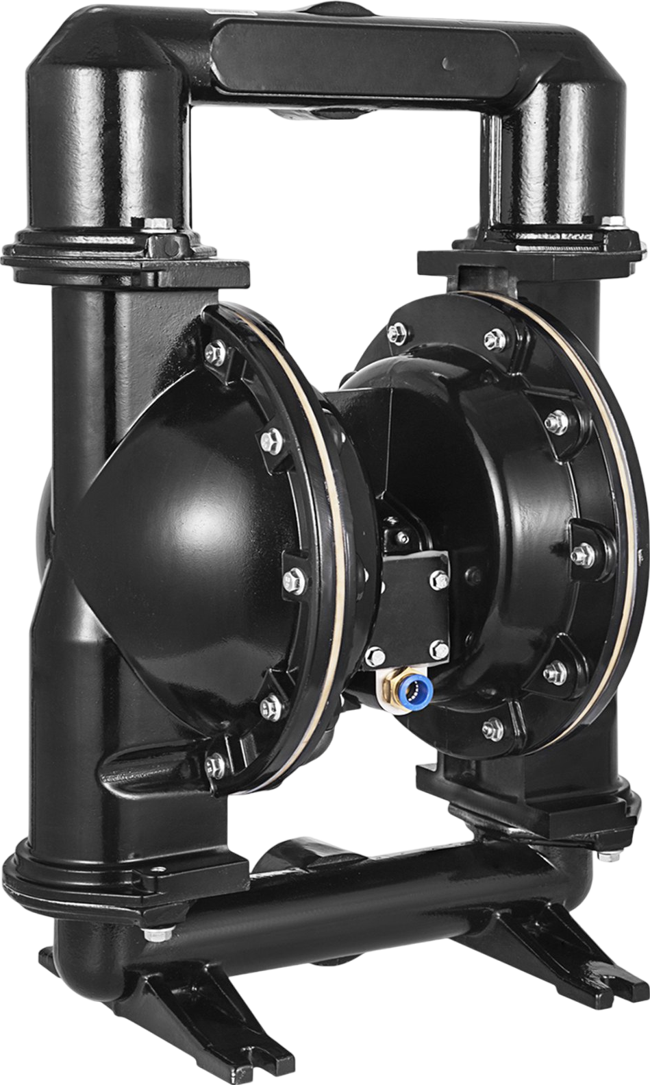 Vevor Double Diaphragm Pump Air Operated 75 GPM 120 PSI Aluminum Alloy Body 2