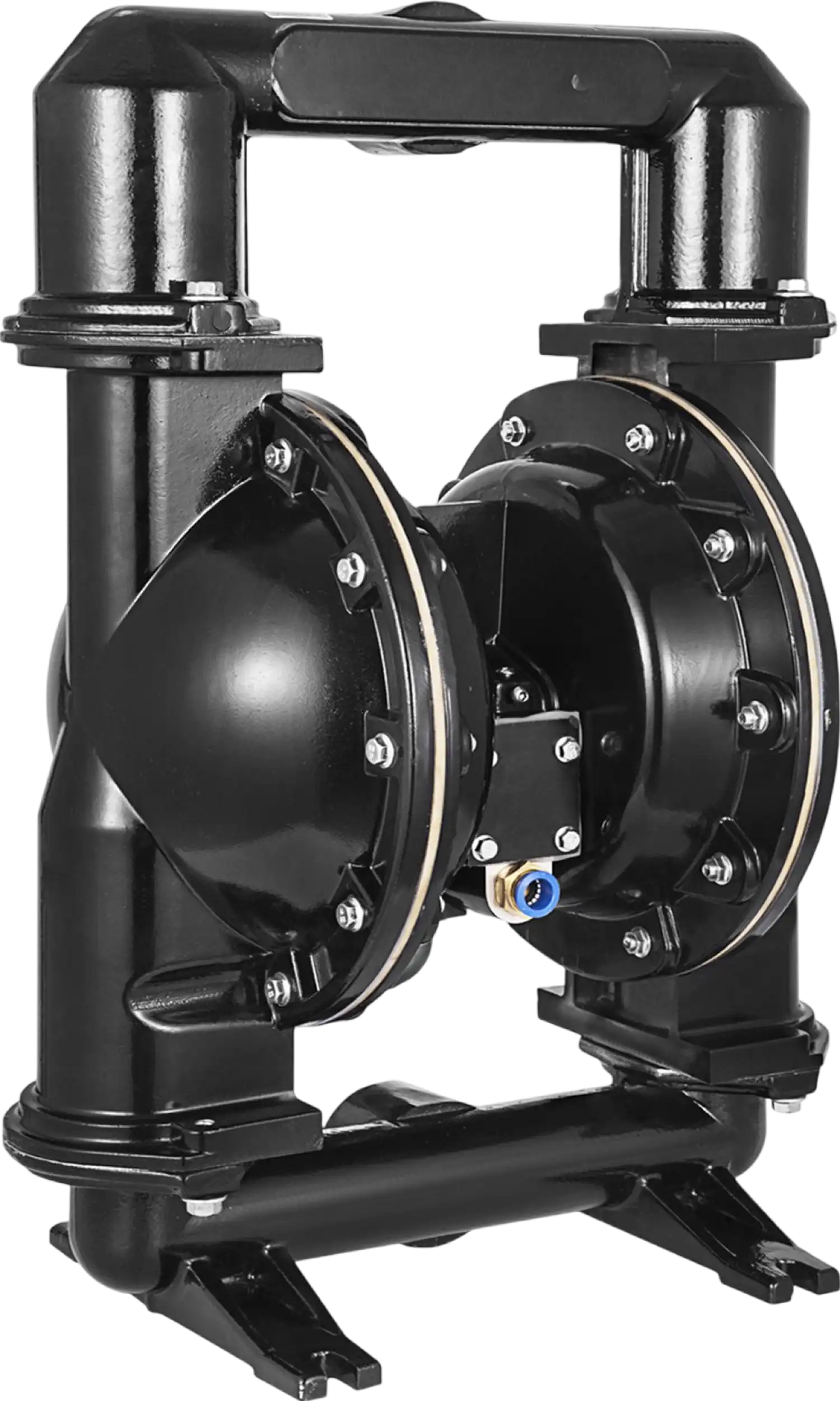 Vevor Double Diaphragm Pump Air Operated 75 GPM 120 PSI Aluminum Alloy Body 2