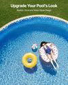 Vevor 30' Round Pool Liner 52" Wall Height Unibead Vinyl Above Ground New