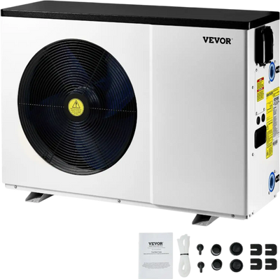 Vevor Electric Pool Heat Pump 51,200 BTU Heating and Cooling for 7,926–15,851 Gal Pools New