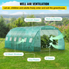 Vevor 20' x 10' x 7' Tunnel Greenhouse Steel Hoops Waterproof Cover New