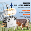 Vevor Electric Cow Milking Machine 6.6 Gal. 25L 304 Stainless Steel Food Grade Silicone Portable New