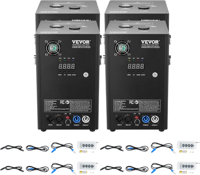 Vevor Cold Spark Machine 700W 6.5' to 16.4' Special Effects Fireworks for Events 4 Units New