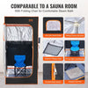 Vevor Infrared Sauna Tent 1400W Full Body Portable Spa Adjustable Temperature with Chair New