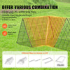 Vevor Chicken Tunnels 236.2" x 157.4" x 24.2" Portable with Corner Frames for Yard 2 Sets New