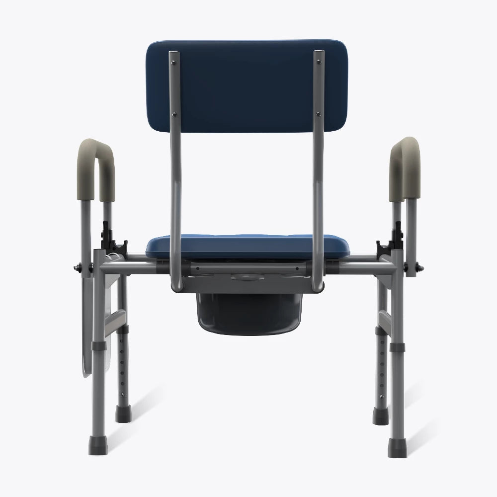VOCIC YR11 Drop Arm Bedside Commode Chair