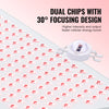 Vevor Red Light Therapy 300 Dual-Chip LEDs 10Hz/40Hz Pulse 660nm Red and 850nm Near Infrared New