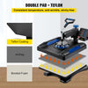 Vevor Heat Press Machine 15" x 15" Fast Heating 360° Swing Away Digital Sublimation New