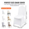 Vevor Chair Cover Universal Fitted 200 pcs Protective Slipcover Stretch Washable White New