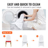 Vevor Chair Cover Universal Fitted 200 pcs Protective Slipcover Stretch Washable White New