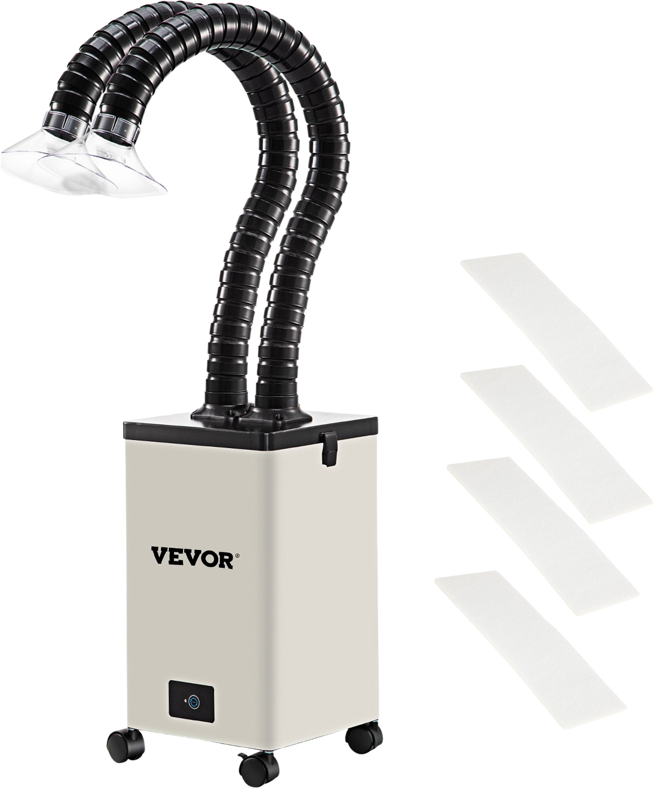 Vevor Solder Fume Extractor 150W 165 CFM 3-Stage Filtration System 4500 RPM 3-Speed Smoke Purifier New