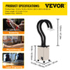 Vevor Solder Fume Extractor 150W 165 CFM 3-Stage Filtration System 4500 RPM 3-Speed Smoke Purifier New