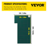 Vevor Pool Safety Cover Fits 16' x 32' Inground Pool Green Mesh Cover with 4' x 8' Left Step New