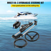 Vevor Hydraulic Outboard Steering Kit 300HP Helm Pump and 14' Hose for Single Engine Boat New