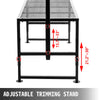 Vevor Livestock Stand 51" x 23" Trimming Stand with Head Piece Metal Frame Black New