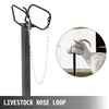 Vevor Livestock Stand 51" x 23" Trimming Stand with Head Piece Metal Frame Black New