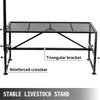 Vevor Livestock Stand 51" x 23" Trimming Stand with Head Piece Metal Frame Black New