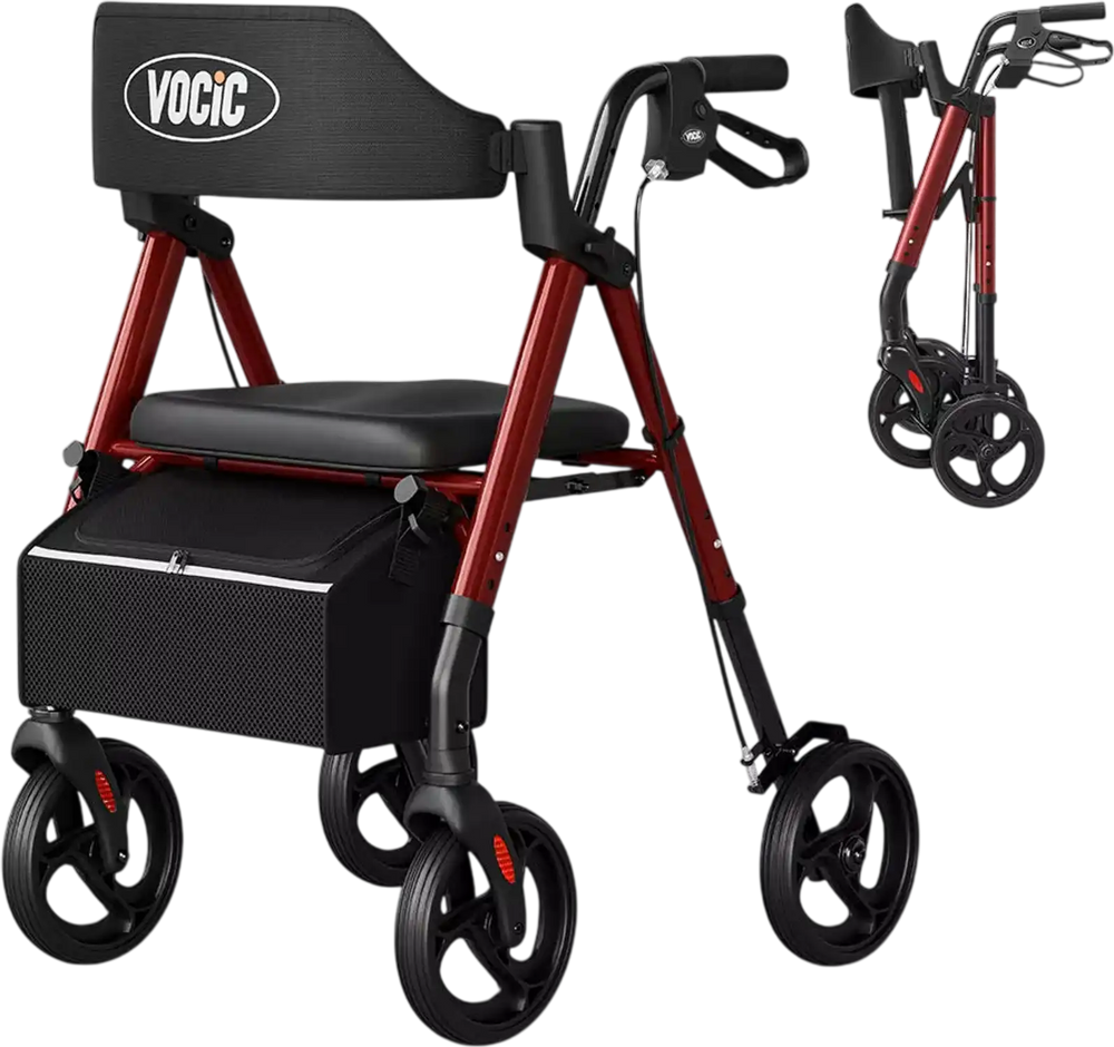 VOCIC Z21 Lightweight Rollator Walker