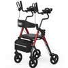 Vocic Z22 Upright Rollator Walker with GelCool Adjustable Armrests Foldable New