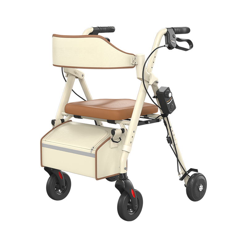 Vocic Z63 Rollator Walker with 3-Level Adjustable Damping Foldable New