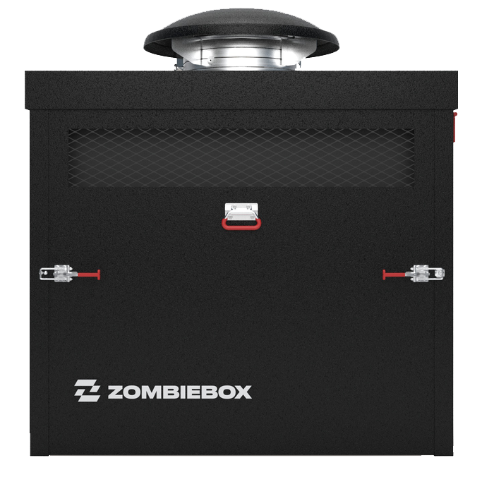 Zombiebox Lite Large Generator Enclosure Package with Box ZPipe Base Mat New