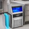 Vevor Commercial Ice Maker 90 Lbs/24H with 24 Lbs Storage 45 Cubes 110V Auto Cleaning New