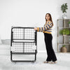 Vevor Twin Foldable Rollaway Bed 31" x 75" Steel Frame with 5" Memory Foam Mattress New