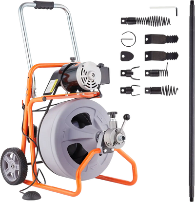 Vevor Drain Cleaner Machine 100' x 1/2