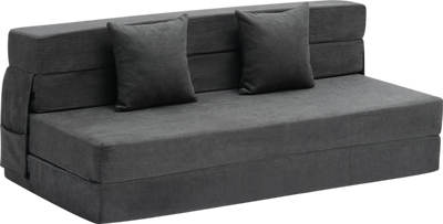 Vevor 3-in-1 Folding Sofa Bed Queen Size Convertible Sleeper with Pillows and Washable Cover New