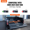 Vevor Tonneau Cover Tri-Fold for 5.7' Truck Bed 2009-2024 Dodge Ram 1500 Aluminum Panel Anti-Loose Clamps New