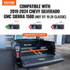 Vevor Tonneau Cover Tri-Fold for 5.8' Truck Bed 2019-2024 Chevy Silverado Aluminum Panel Anti-Loose Clamps New