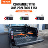 Vevor Tonneau Cover Tri-Fold for 6.5' Truck Bed 2015-2024 Ford F-150 Aluminum Panel Anti-Loose Clamps New